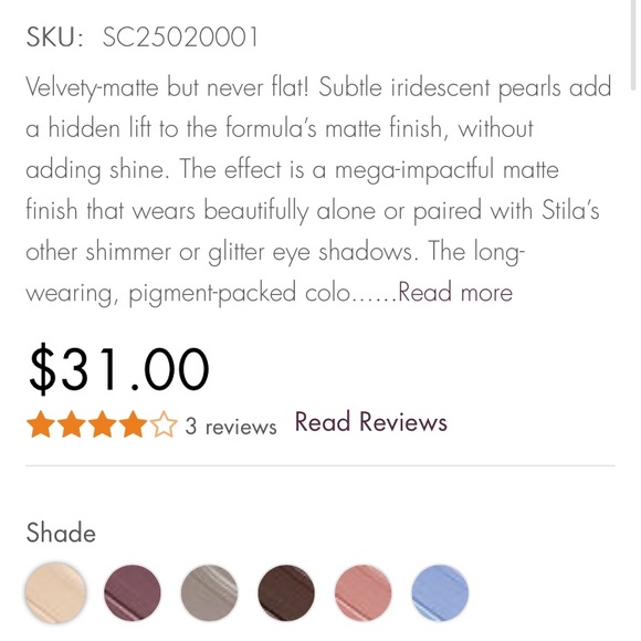 💚HP💚 New in box Stila Suede Shade Liquid Eye Shadow - nude awakening - Picture 6 of 8